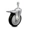 Service Caster 5 Inch Black Polyurethane Swivel 10mm Stem Caster with Total Lock Brake SCC SCC-TSTTL20S514-PPUB-BLK-M1015 - alternate 1